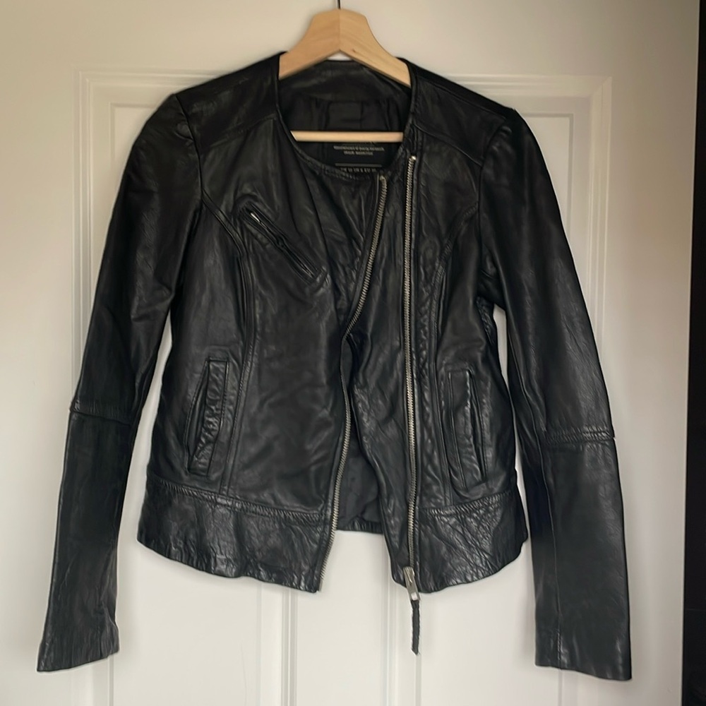All Saints leather jacket